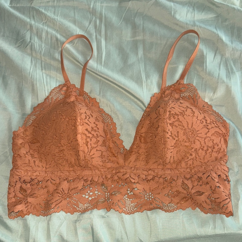 Lace Bralette in Burnt Orange